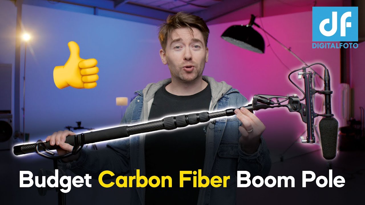 This AWESOME Budget CARBON FIBER Boompole! DigitalFoto BM02CPro + Quick Release System