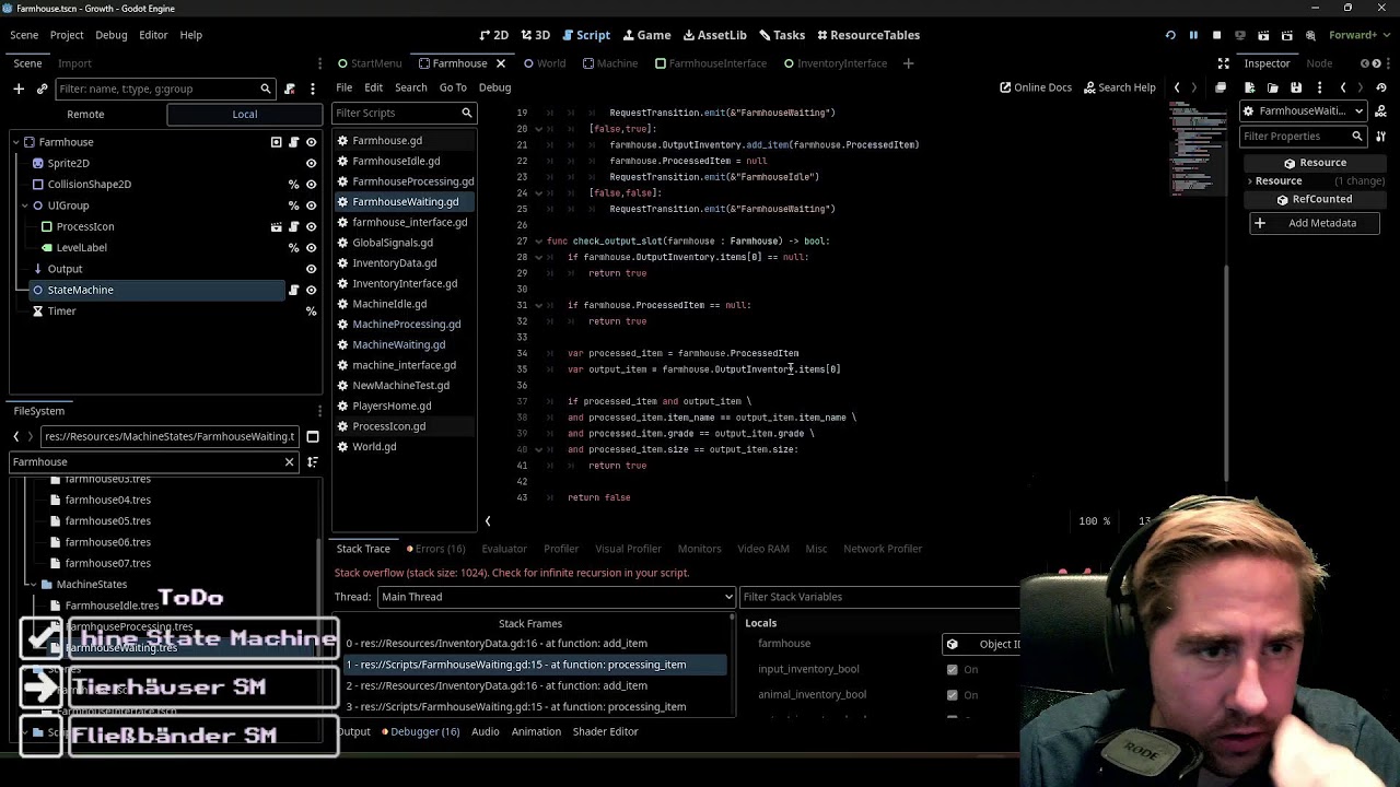 [Godot GameDev Deutsch] State Machines für die Machine States