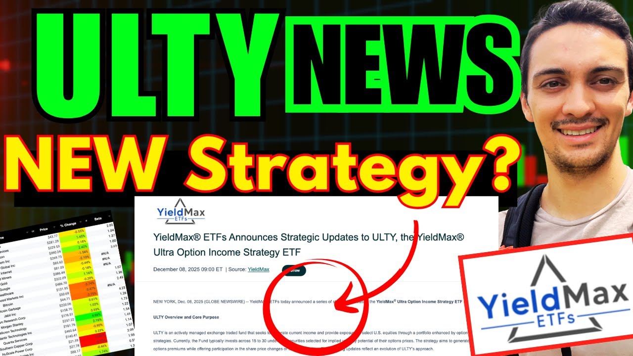 YieldMax только что анонсировала обновление стратегии ULTY: давайте посмотрим вместе