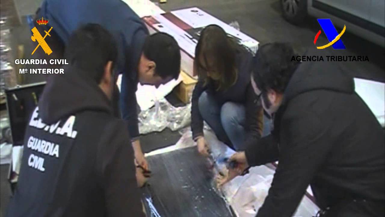 Operación Cargados. Operaciones de la Guardia Civil. Valencia, conjunta con la Agencia Tributaria.