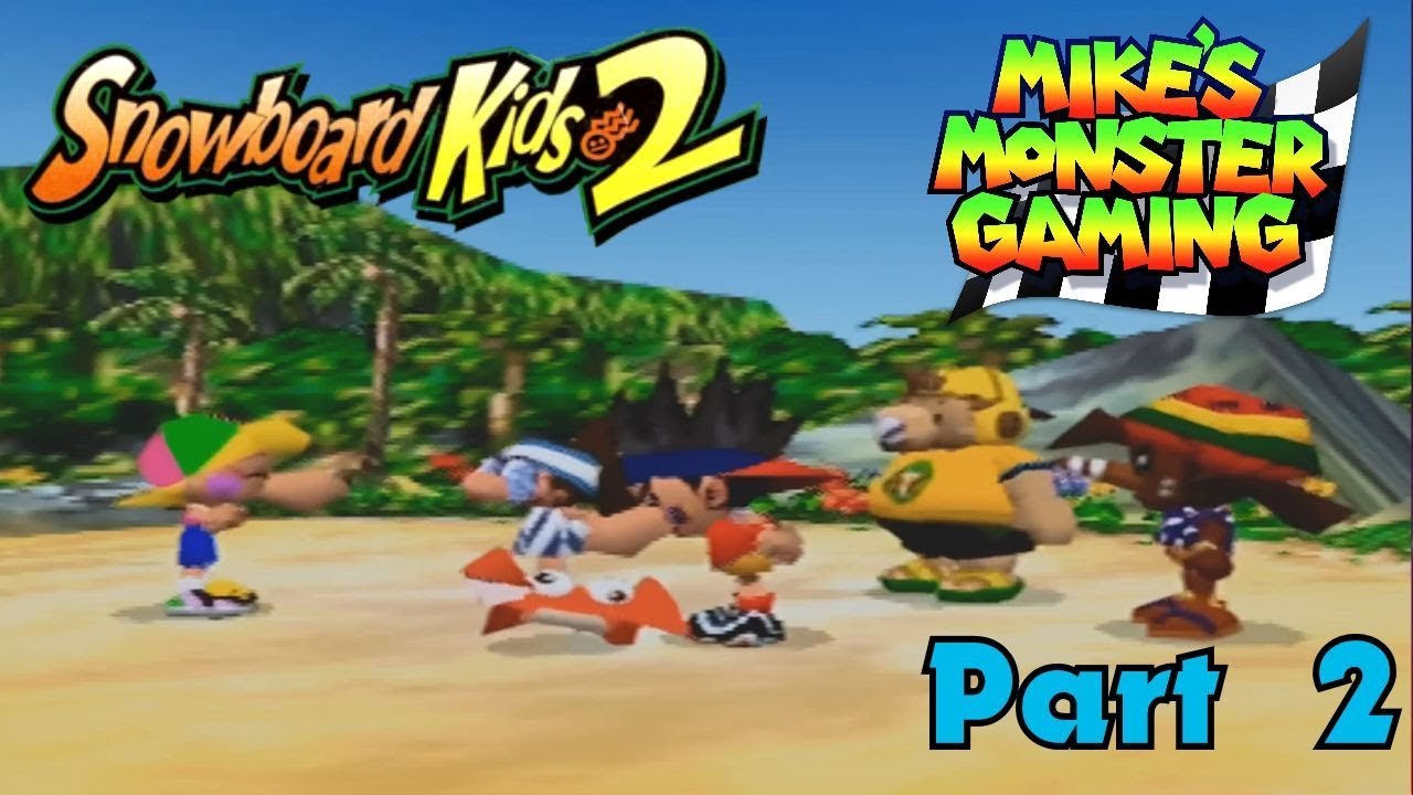 Let's Play Snowboard Kids 2 with Mike's Monster Gaming Part 2