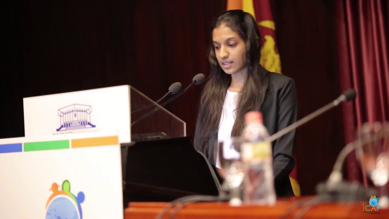 Chiara Wijetunge presents at ICAP 2016 Sri Lanka