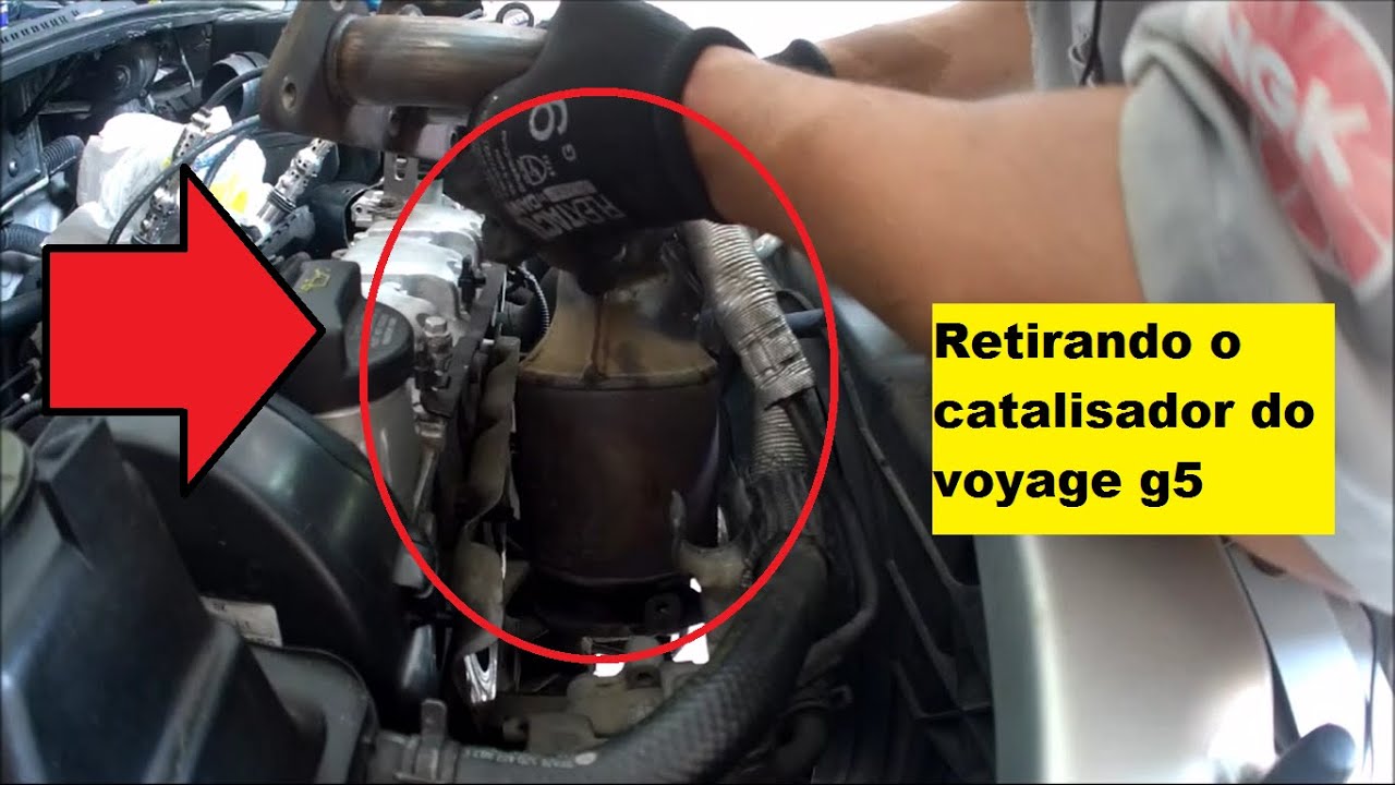 como tirar o catalisador do Voyage g5 1.6