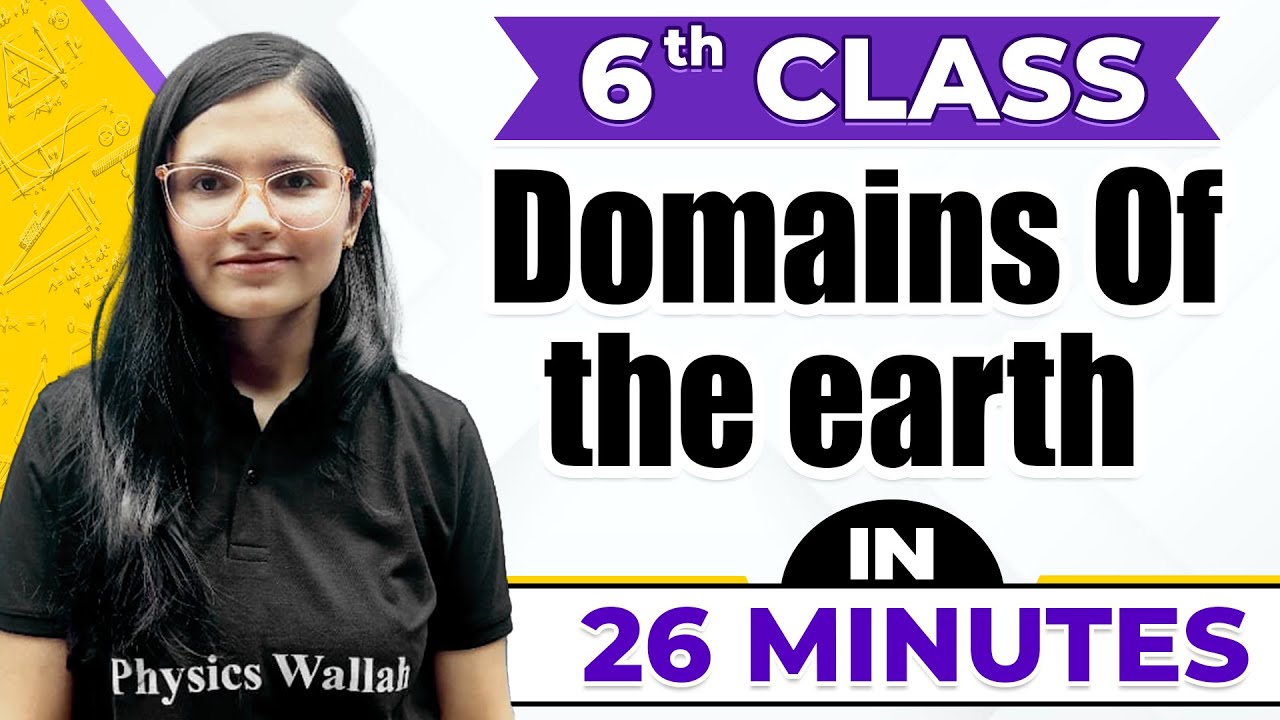 Domains Of the Earth | Cheat Sheet Series For Class 6th