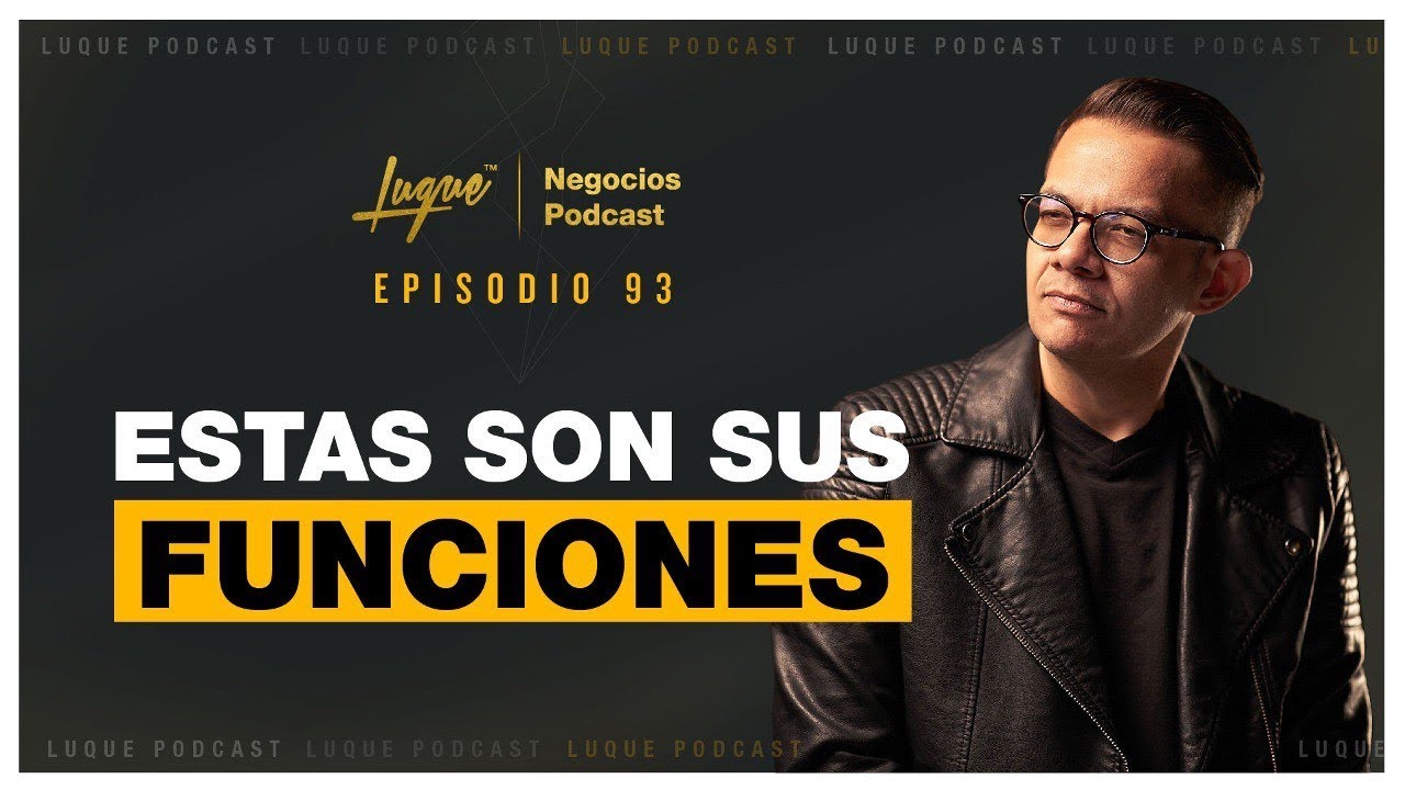 Las 8 funciones de un director de OPERACIONES 💪 Ep - 93