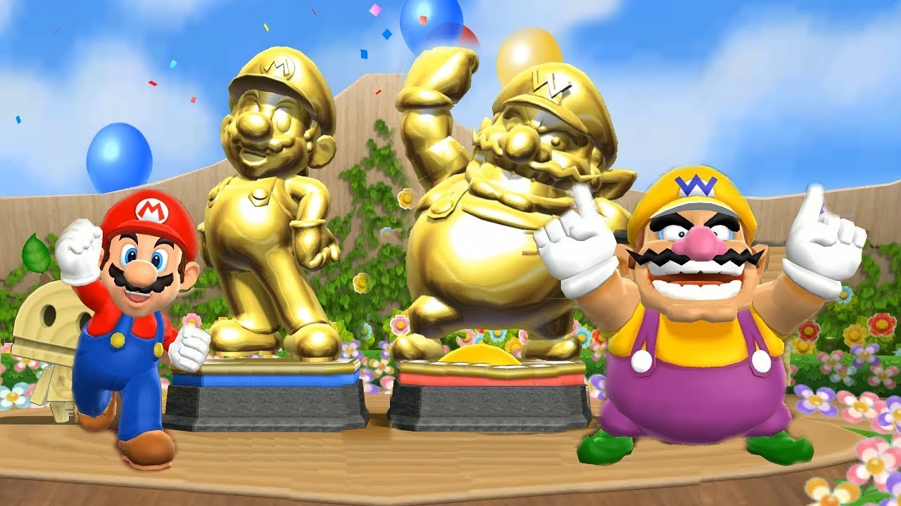 Mario Party 9 - 1 vs 1 Step It Up - Mario vs Wario Master Difficulty| Cartoons Mee