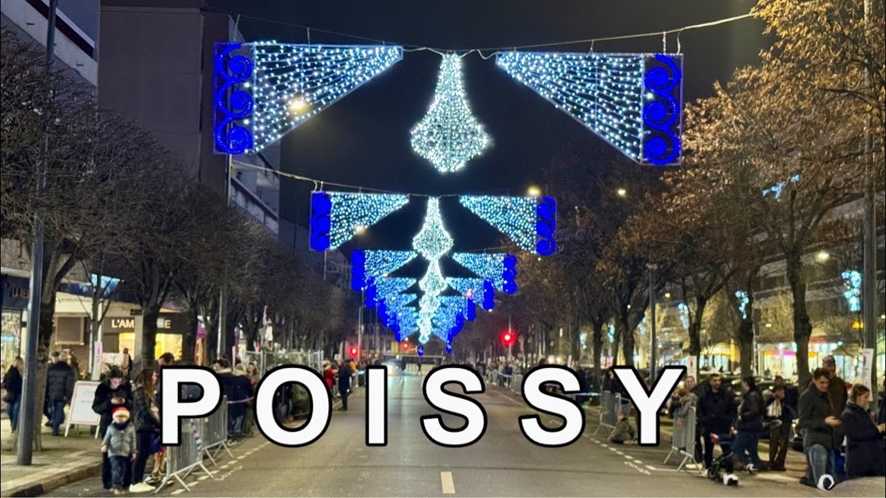 Poissy, France Live🎥 - POISSY CHRISTMAS ENCHANTED PARADE