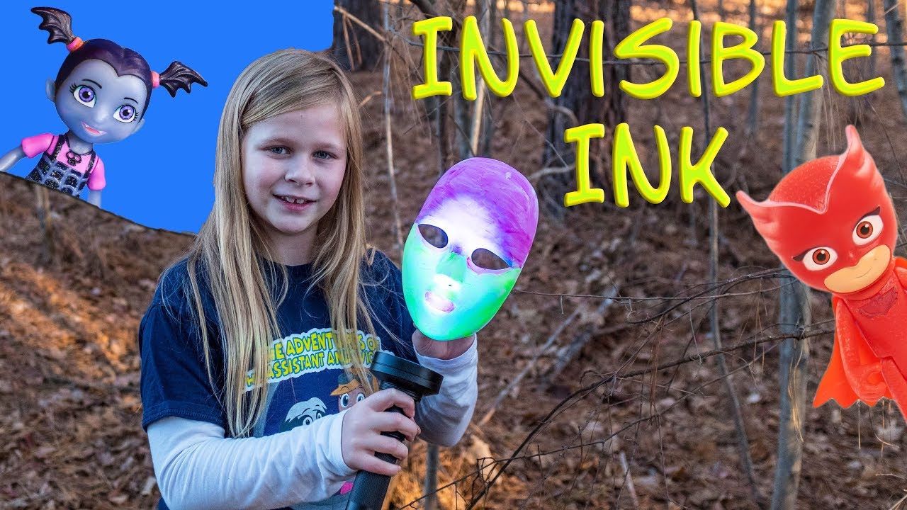 Assistant Uses Invisible Ink on a Treasure Hunt for PJ Masks and Paw Patrol