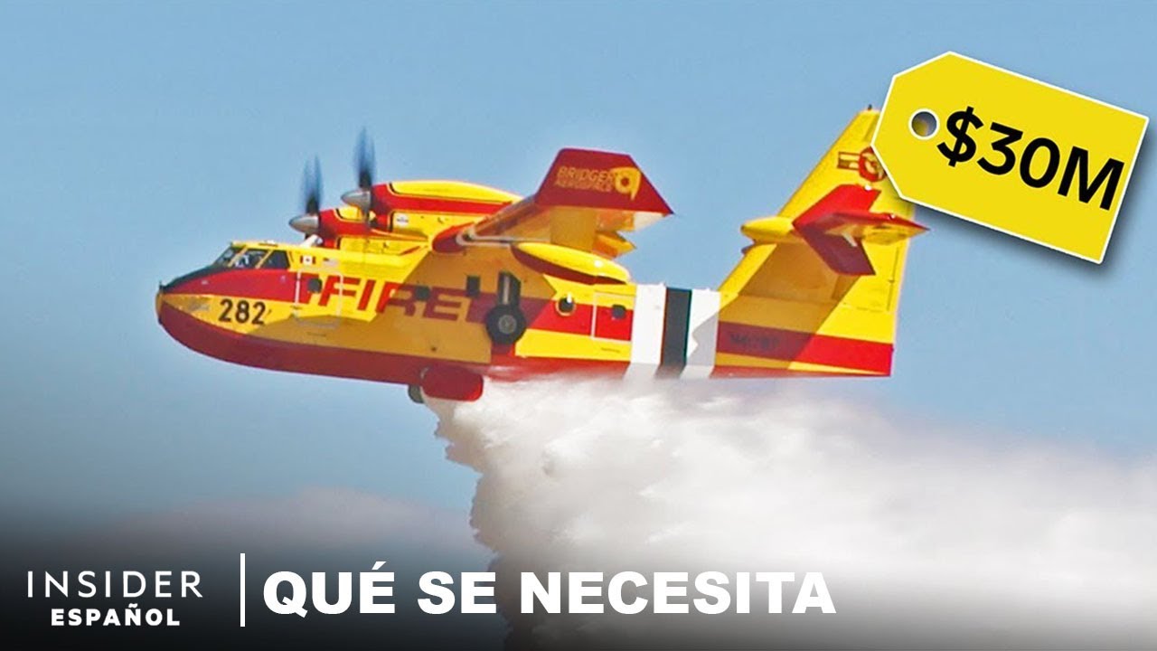 Cómo se construyó el avión para combatir incendios forestales “Super Scooper” de $30 millones