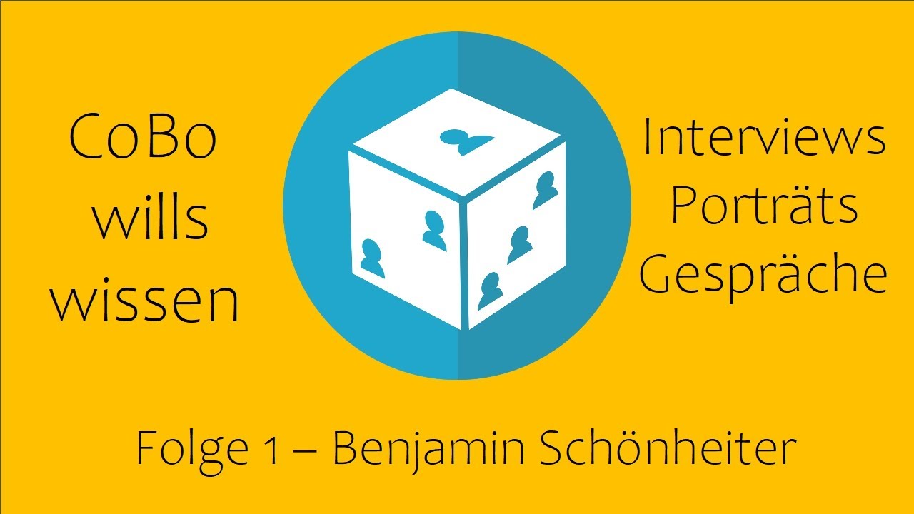 CoBo wills wissen - Folge 1: Benjamin Sch&ouml;nheiter Teil 1/3 - Interviews, Portr&auml;ts und Gespr&auml;che