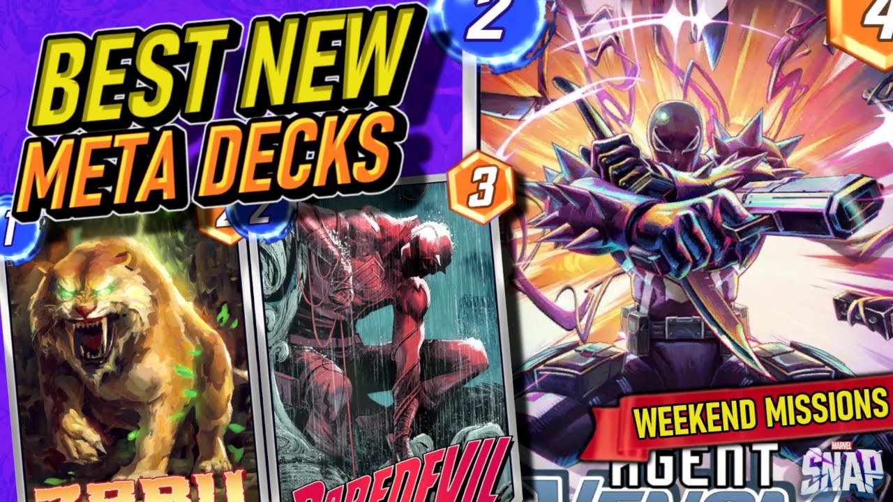 Top 10 Meta Decks! Play The BEST After the OTA and for Weekend Missions! Marvel Snap