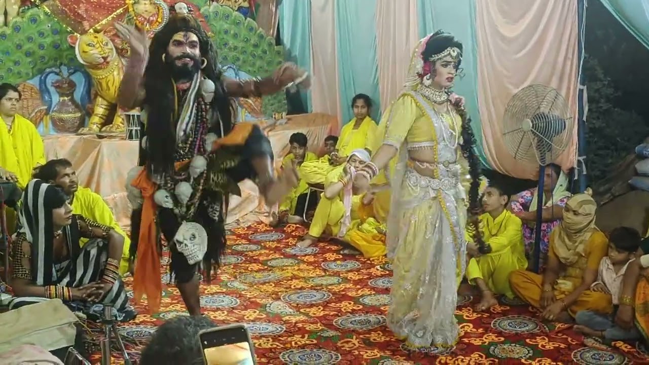 बड़ी सुंदर झांकी || 🙏🏾भोले पार्वती की 🙏🏾||चढ़ गई रे चढ़ गई भांगमेरे || बहुत ही अच्छे कलाकार ||