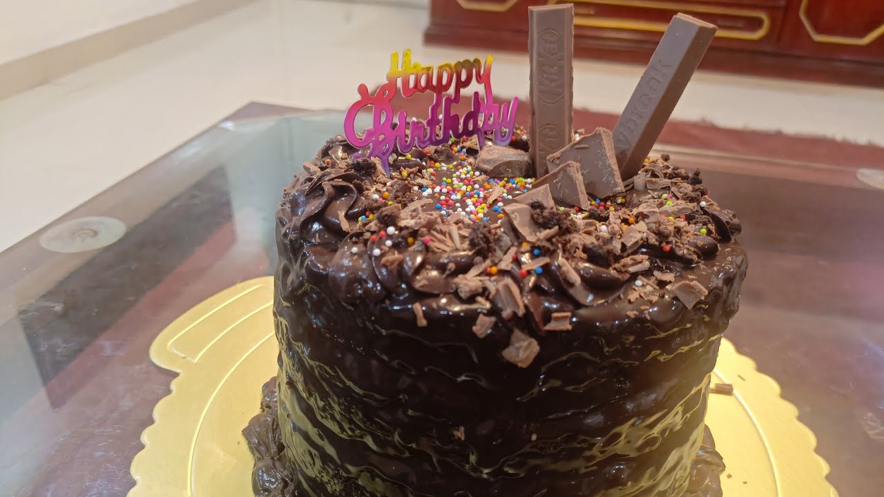 chocolate truffle cake | pure chocolate cake | without  measuring cups and oven | easy and tasty |