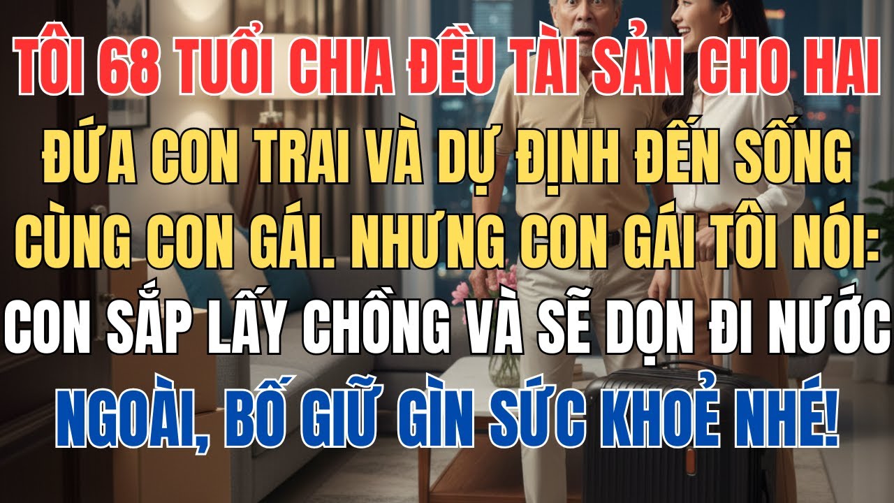 Chia Hết Tài Sản Cho 2 Đứa Con Trai, Tôi Đến Sống Cùng Con Gái Thì Nó Nói: Con Lấy Chồng Và Sẽ Ra