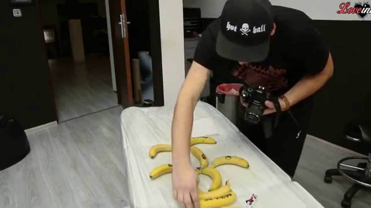 Loveink #3: I Ty możesz zostać tatuatorem! Banana-Ink, tatuaże na bananach