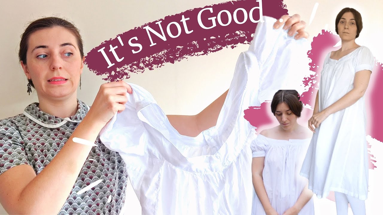 I Made a Sh*tty Chemise Because I'm Tired (and that's okay)