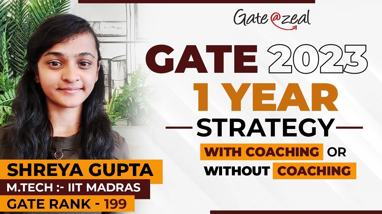 Gate 2024 Preparation Strategy | Preparing for GATE Examination with and without Coaching Classes