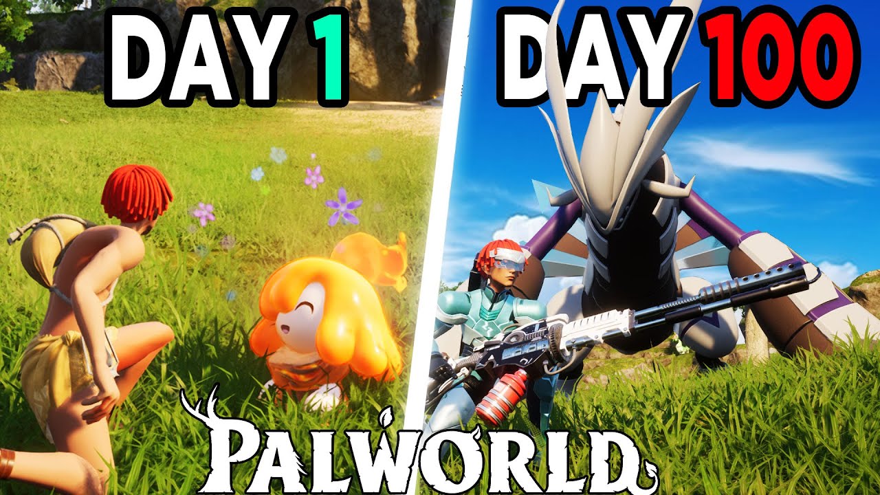 I Survived 100 Days in Pokémon... WITH GUNS  PALWORLD [Movie]