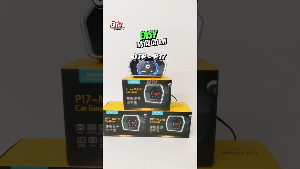 Easy installation OTP-P17 OBD meter  