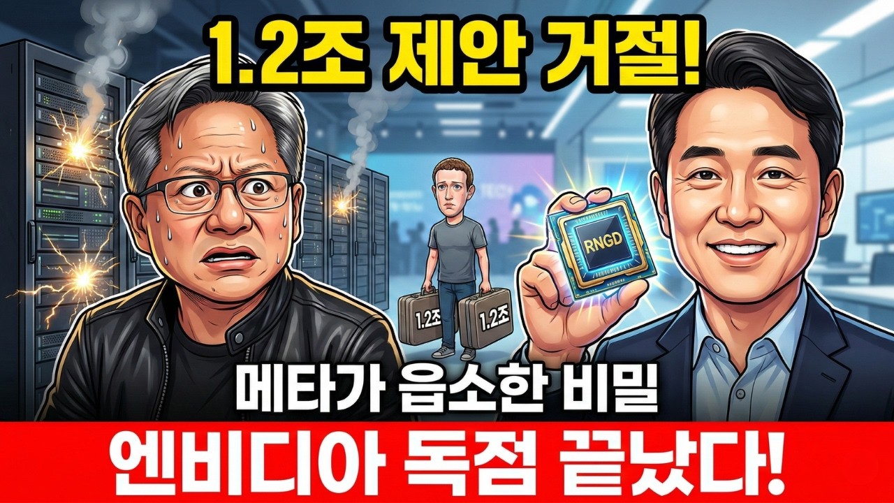 1.2조 제안 거절! 메타가 읍소하고 엔비디아가 긴장한 '한국산 괴물 반도체'의 소름 돋는 반전
