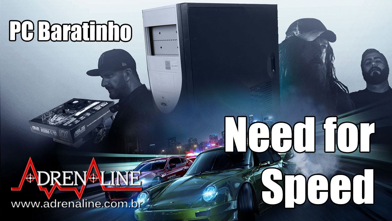 PC Baratinho manda drifts em Need for Speed (feat. PC da Crise)