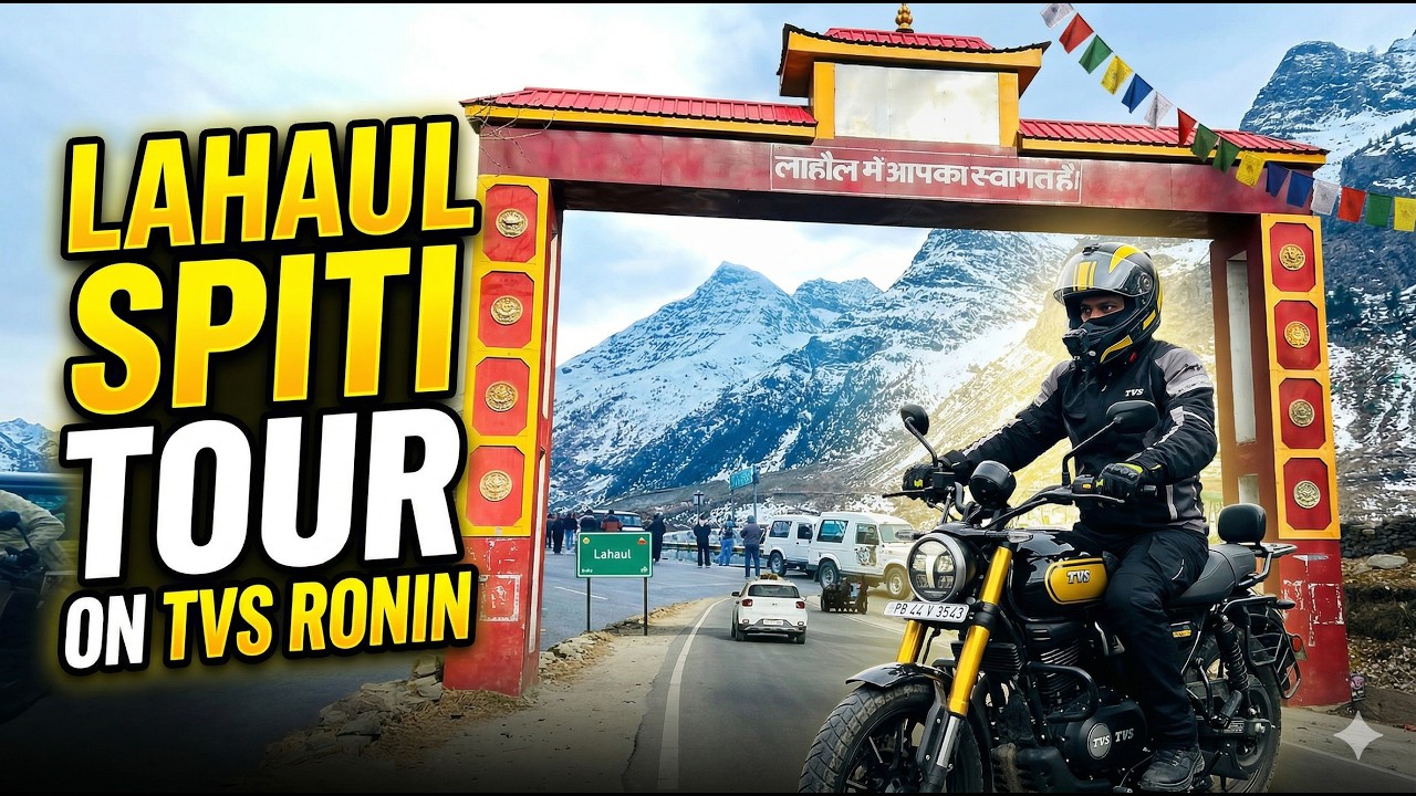 My FIRST Time Beyond ATAL TUNNEL! | TVS Ronin Ride to SISSU |