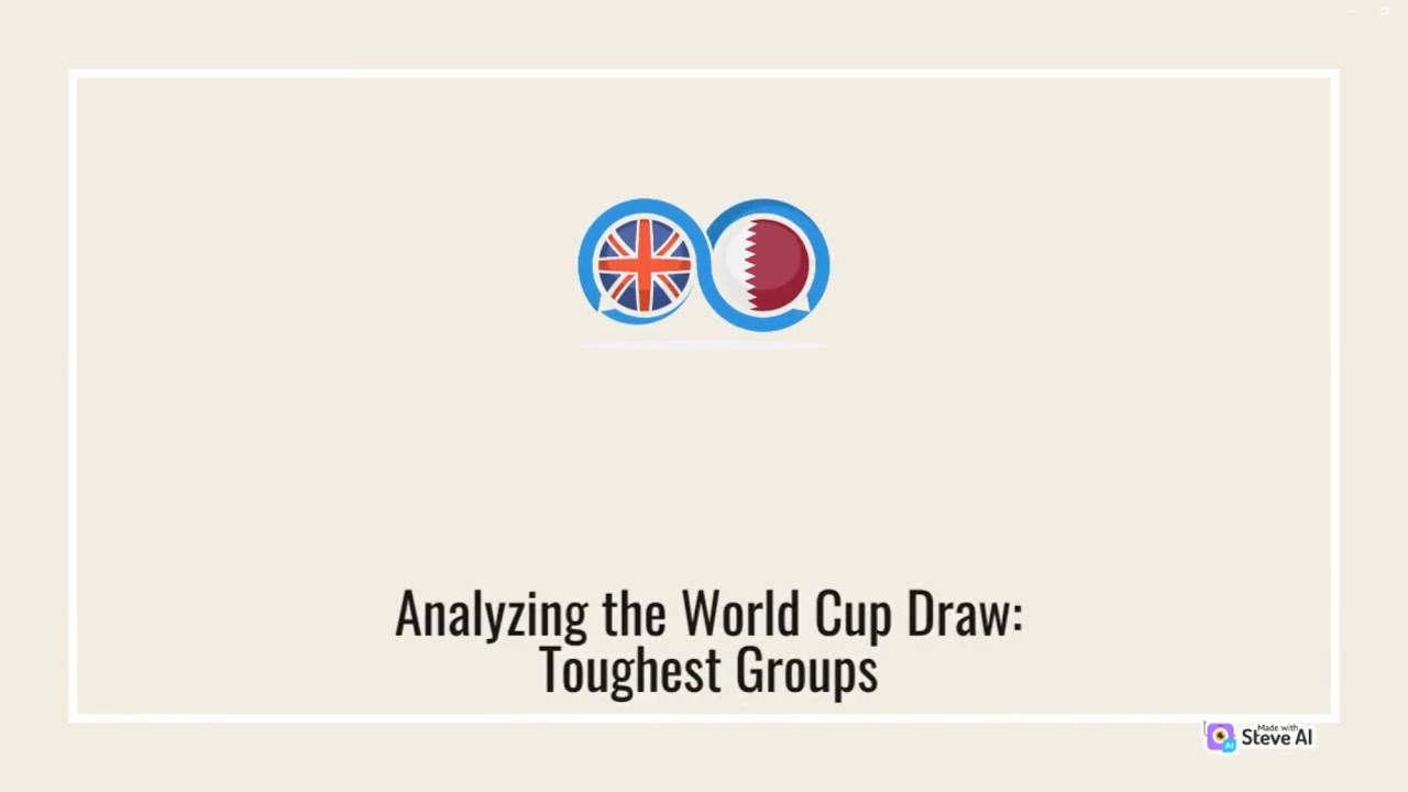 Analyzing the World Cup Draw Toughest Groups | Part 1 | Sports Network