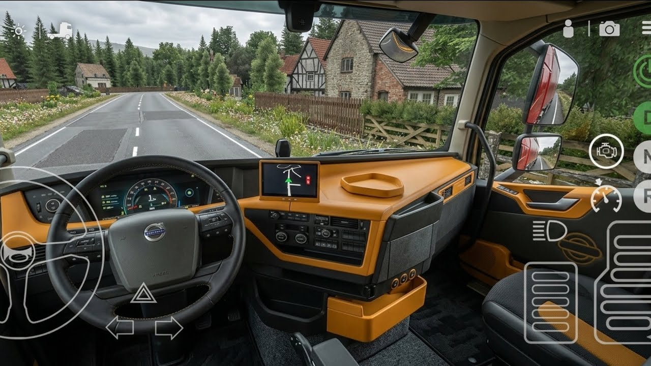 🚛Universal Truck Simulator✅Crane Delivery to Fall from Venderosa North in a Volvo FH16 truck🛣v1.15