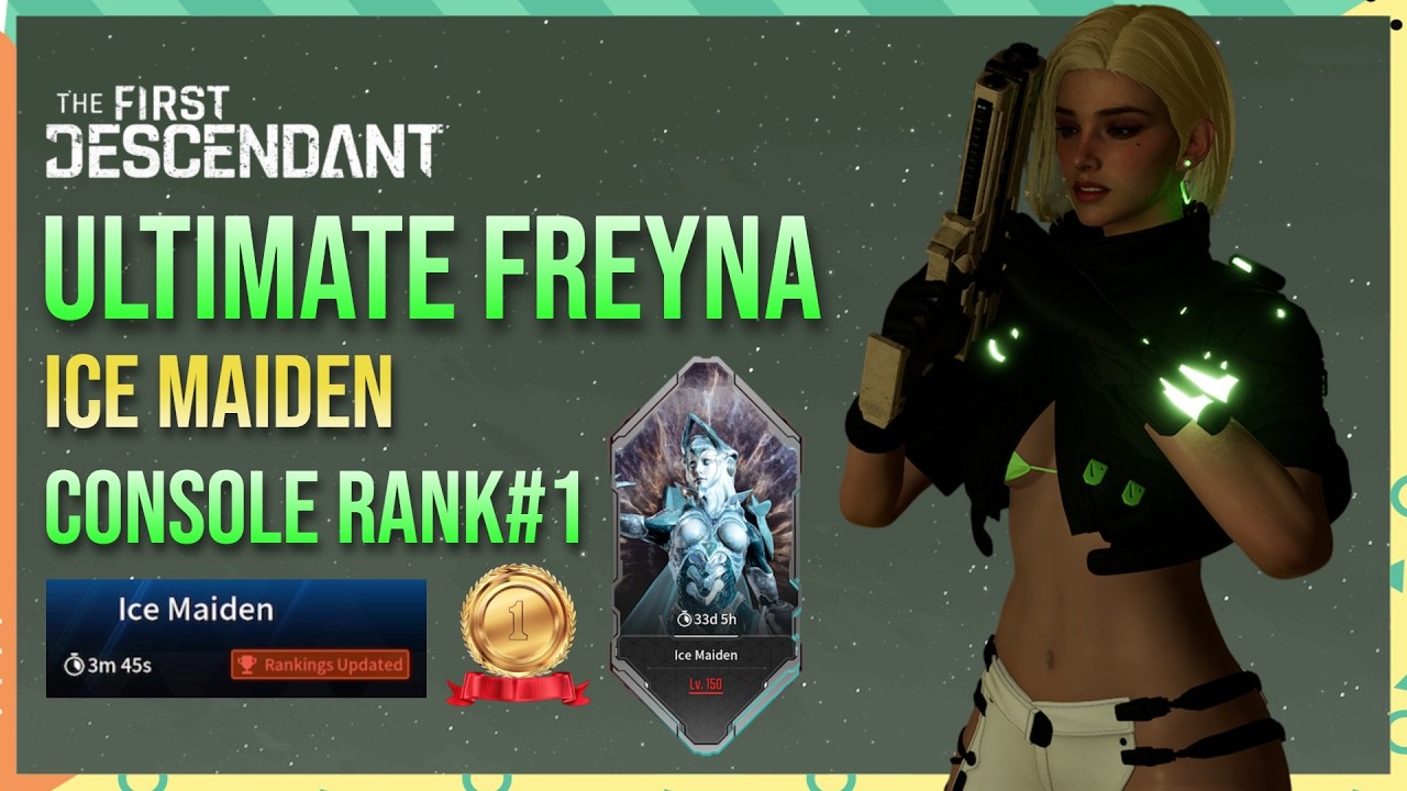 Best Ultimate Freyna Build for IceMaiden Farming - The First Descendant