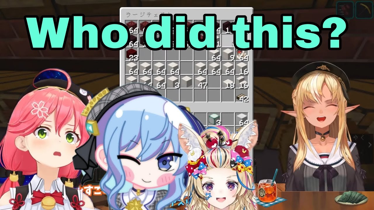 Shiranui Flare Is Really Really Mad | Minecraft[Hololive/Eng Sub]