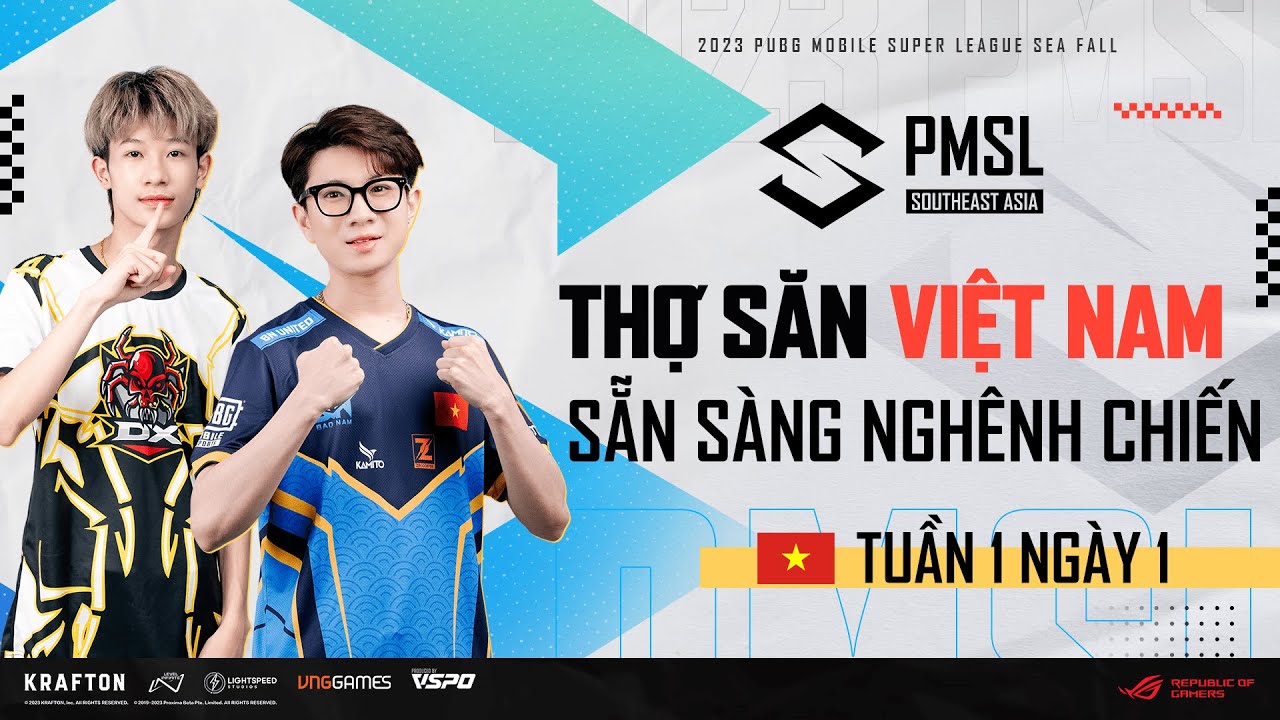 🔴 [VN] 2023 PMSL SEA W1D1 | FALL | GIỜ SĂN ĐÃ ĐIỂM, ĐI NÀO!
