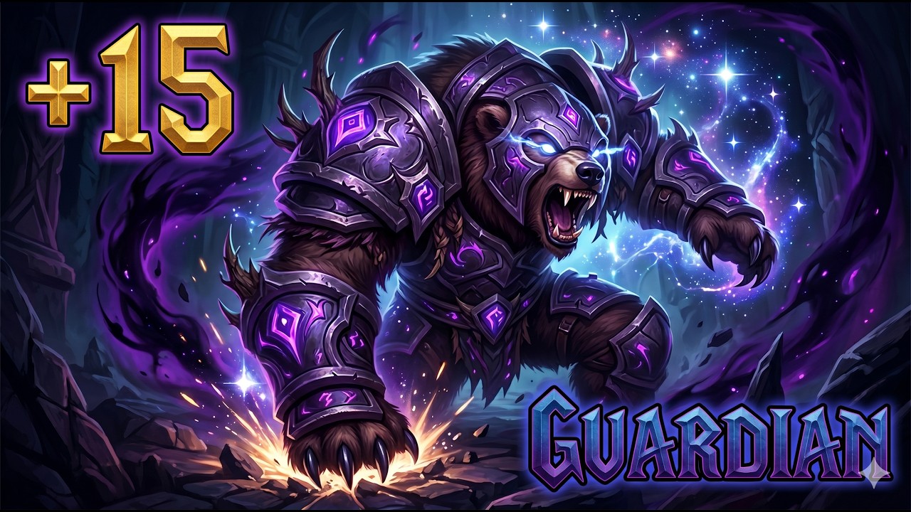 +15 Seat of the Triumvirate | Guardian Druid POV | WoW Midnight