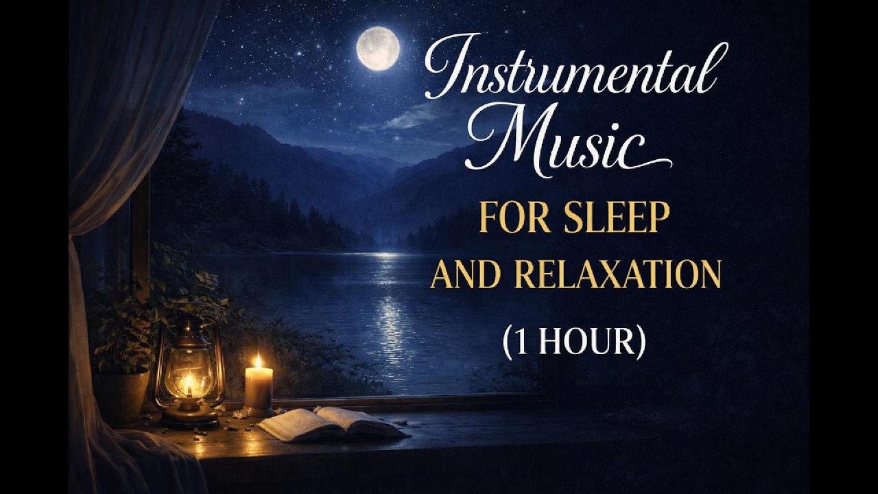 Instrumental Music for Sleep and Relaxation (1 Hour) | Deep Calm & Anxiety Relief