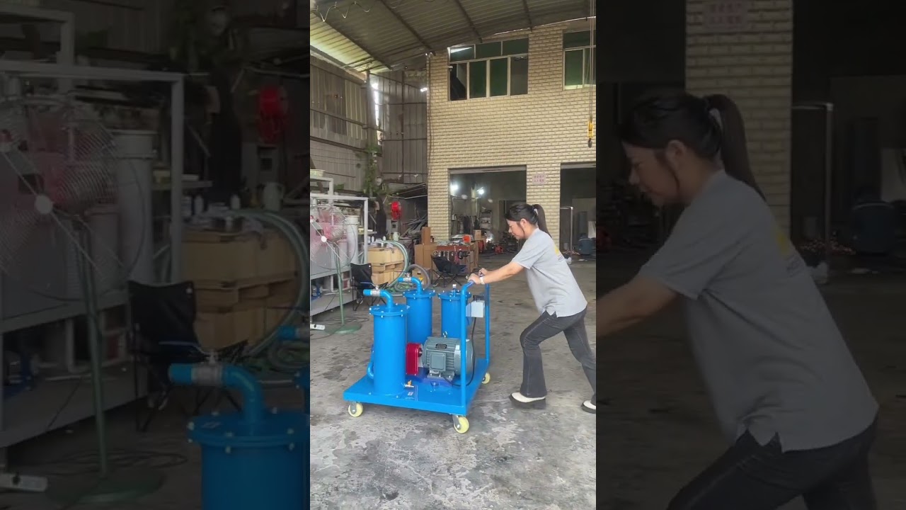 HOPU JL series Portable Oil Filter Machine, Small oil filtration unit