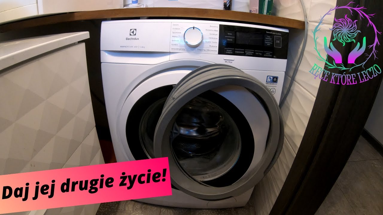 Wymiana fartucha w pralce Electrolux PerfectCare 600. Naprawa krok po kroku 😄