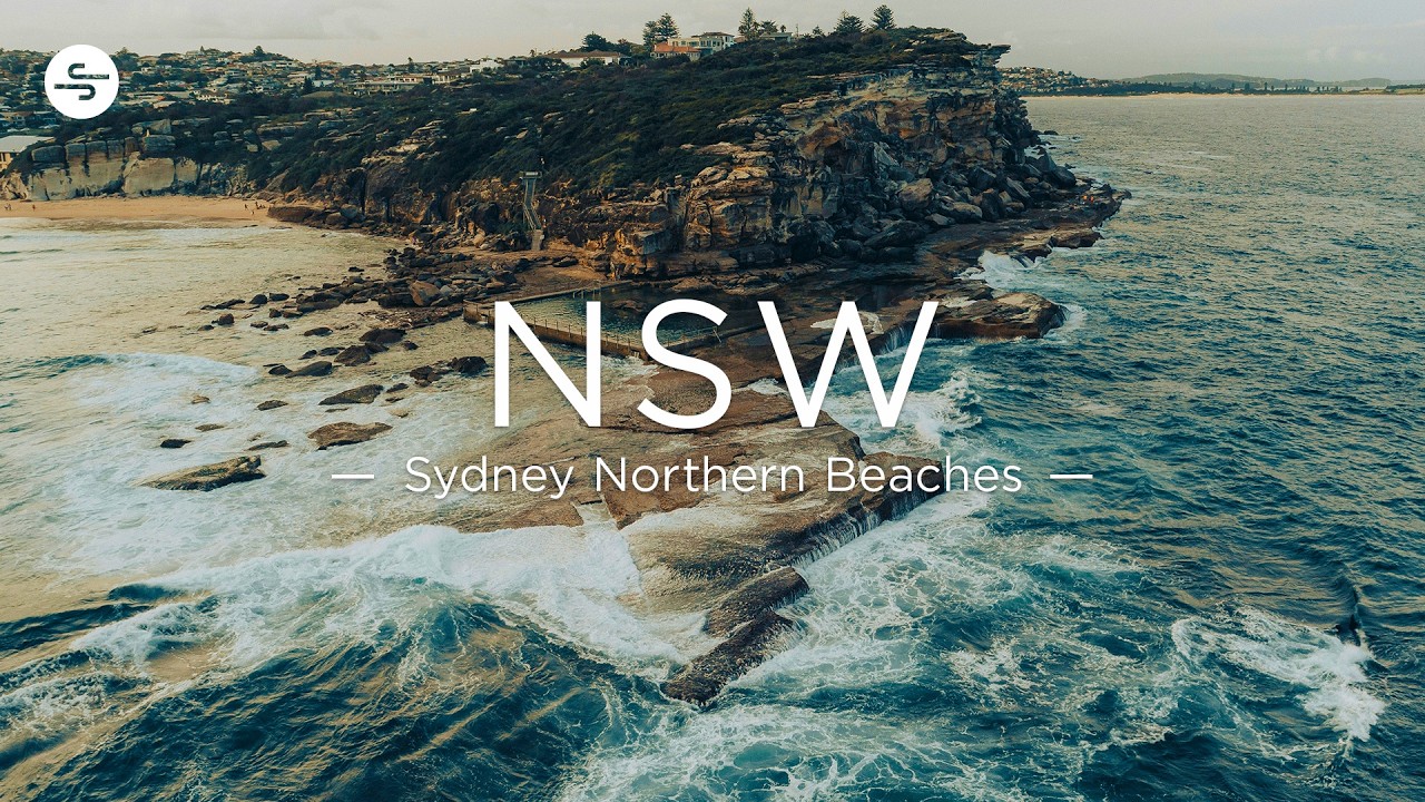 [4K UHD] Sydney Northern Beaches, NEW SOUTH WALES🇦🇺 Ambient Drone Film + Instrumental Chillout Music