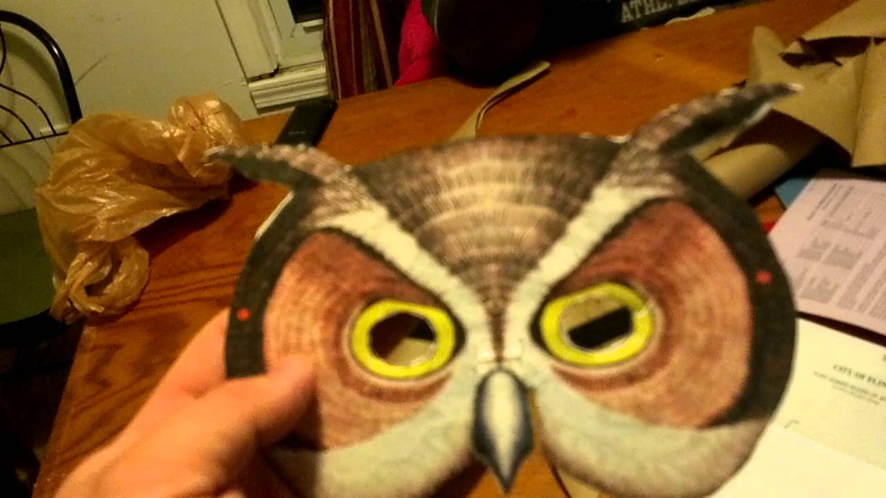 Making an owl costume