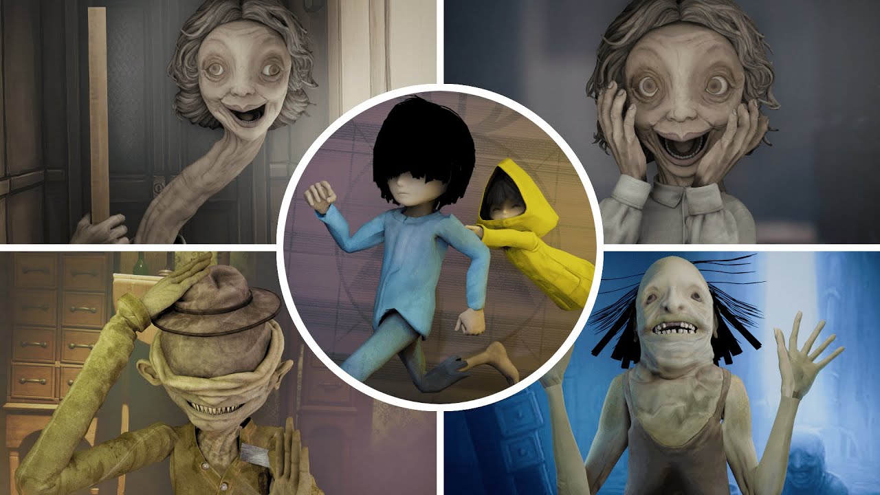 Little Nightmares 2 + DLCS with Super Seven Mod | Full Game + All Bosses