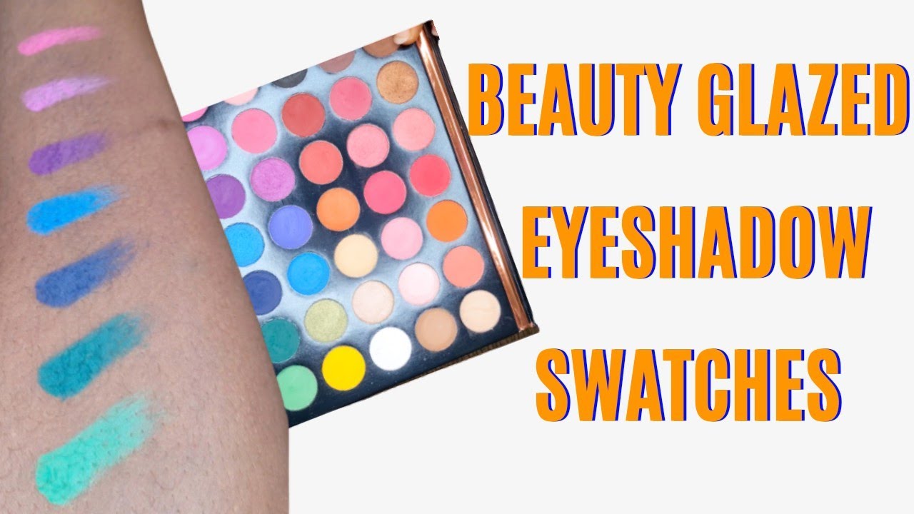 Beauty Glazed Color studio eye shadow Palette SWATCHES 2020