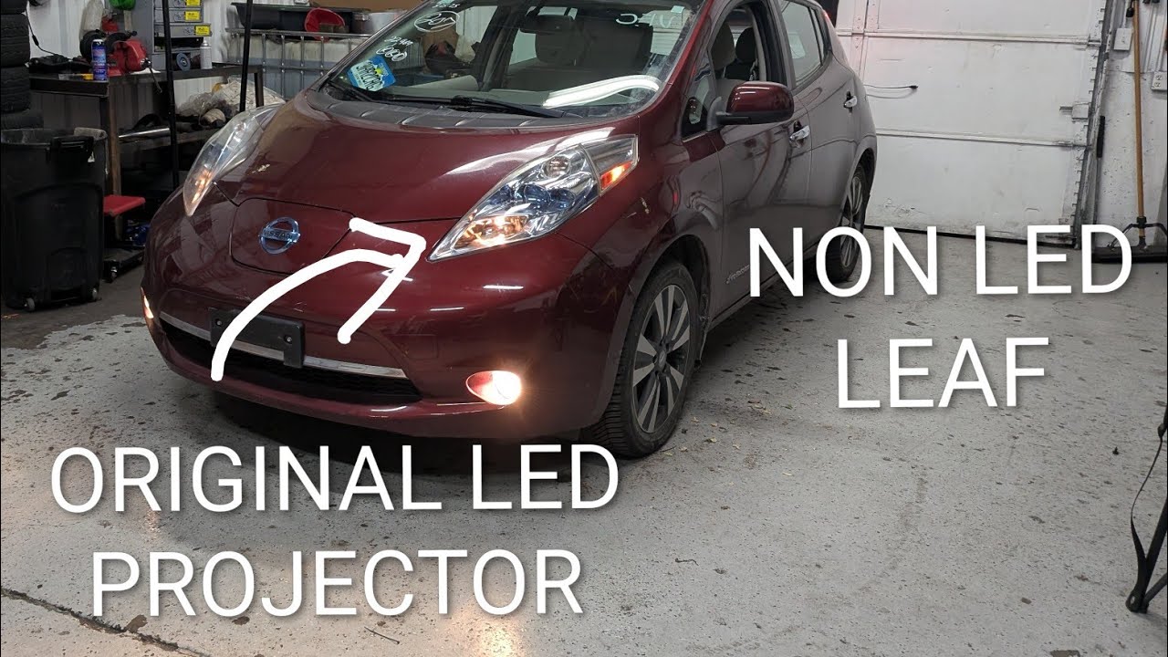RETROFITTING ORIGINAL LED HEADLIGHT ONTO NON LED NISSAN LEAF. 