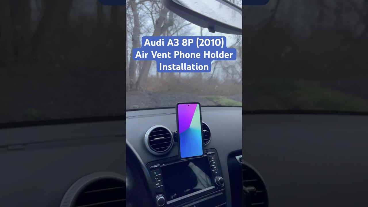 Audi A3 8P Air Vent Phone Holder Installation | 
