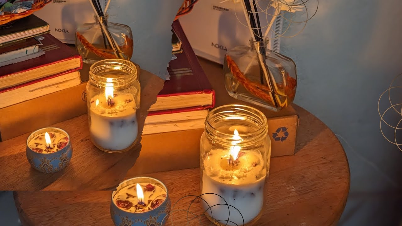 UBURYO WAKORAMO BUJI (Candle 🕯️) IHUMURA  // DIY CANDLE 🕯️🕯️🕯️