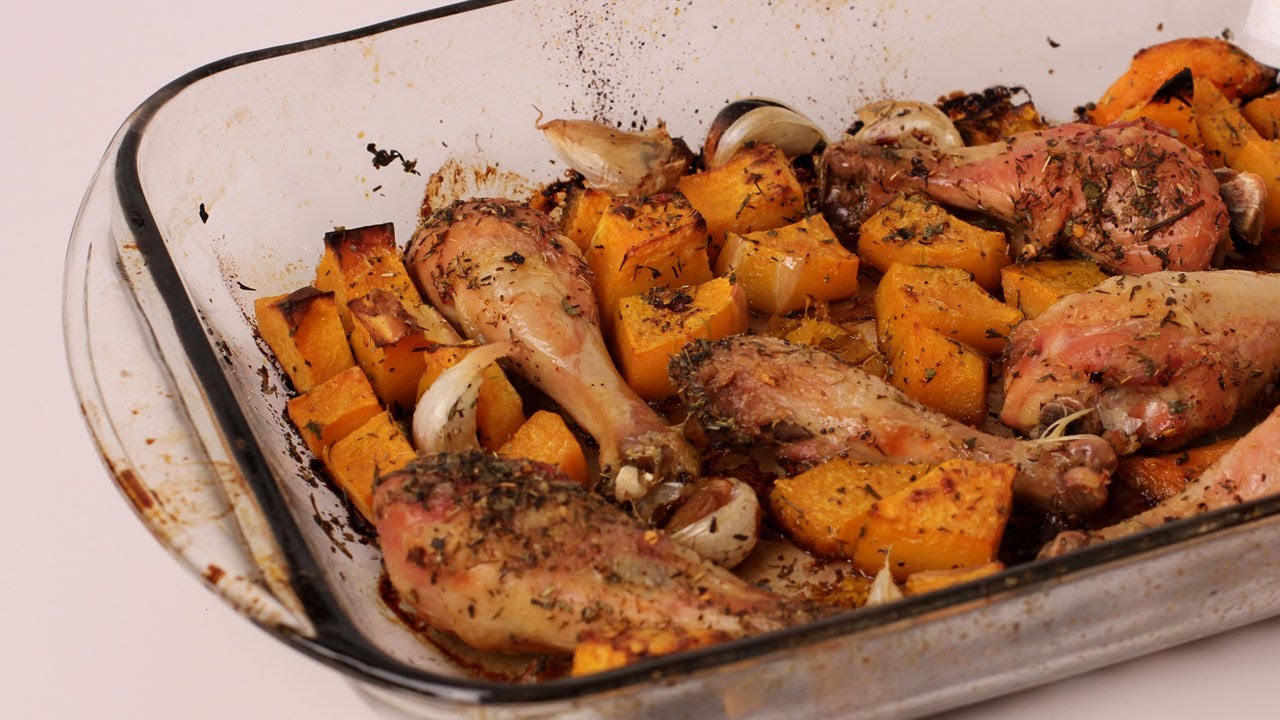 Butternut Squash and Chicken Bake - Recipe by Laura Vitale - Laura in the Kitchen Ep 254