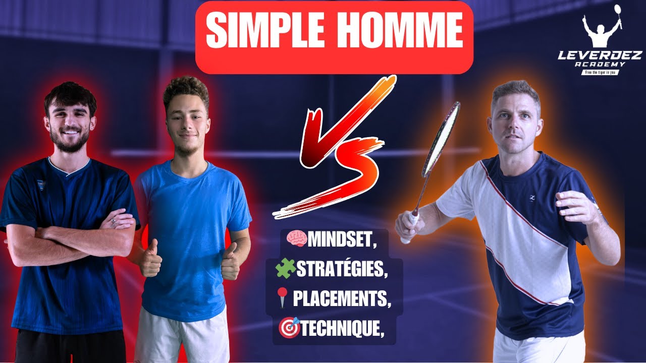 Comment s'améliorer en Simple Homme au badminton : Stratégie, Technique & Mental 🧠