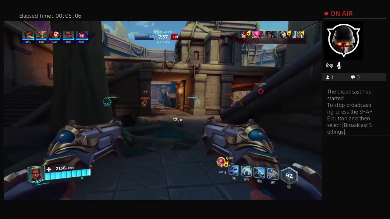 Playing Paladins LIVE