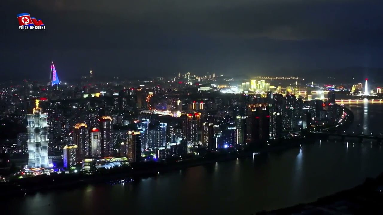 Pyongyang at Night