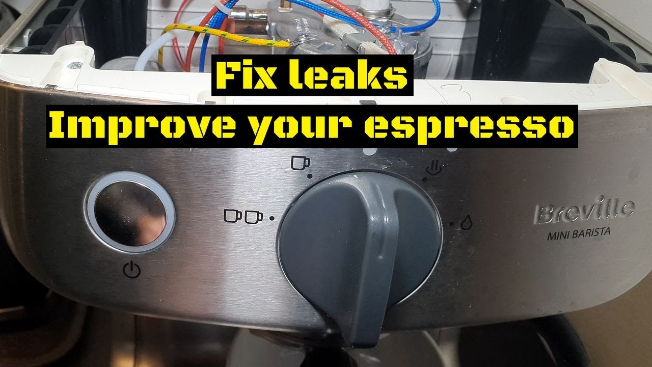 Breville Mini Barista water leaks fix and full service