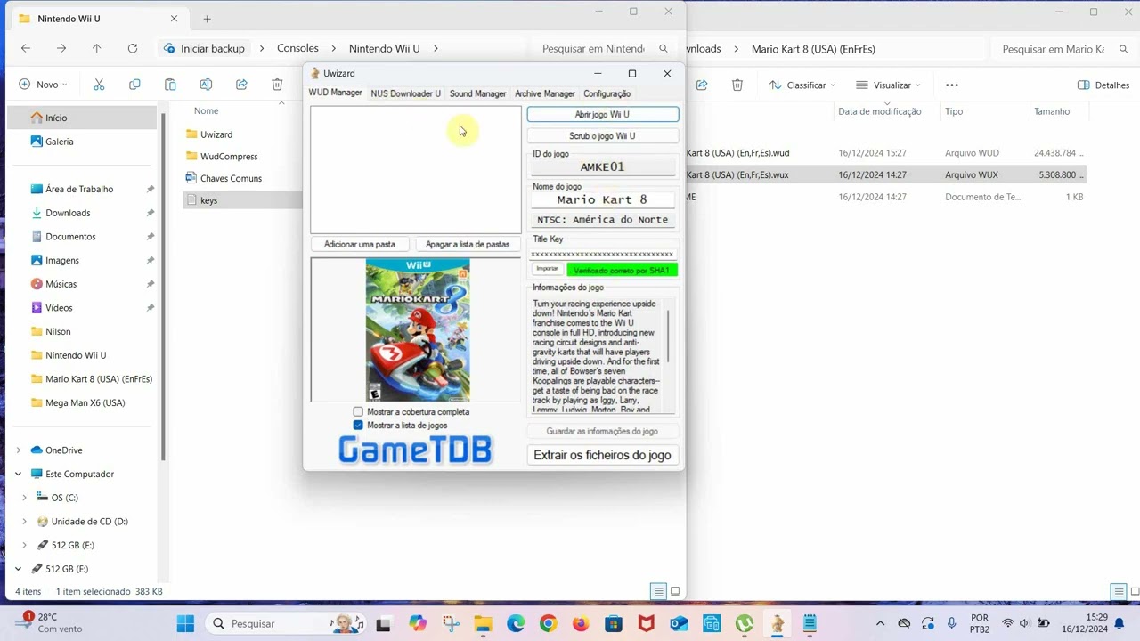 Rom (Games) Wii U (Loadiine) - Converter WUX para WUD e de WUD para RPX (Loadiine)