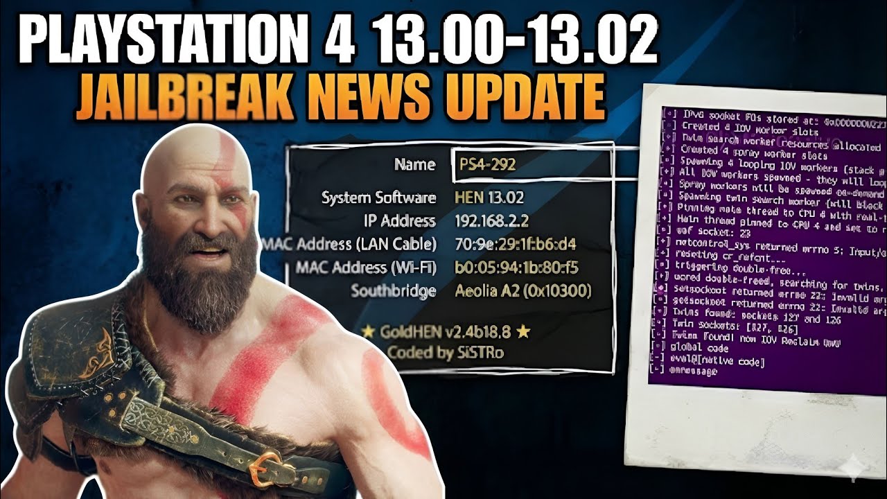 PS4 13.00–13.02 & PS5 10.20–12.40 Jailbreak – Latest Update