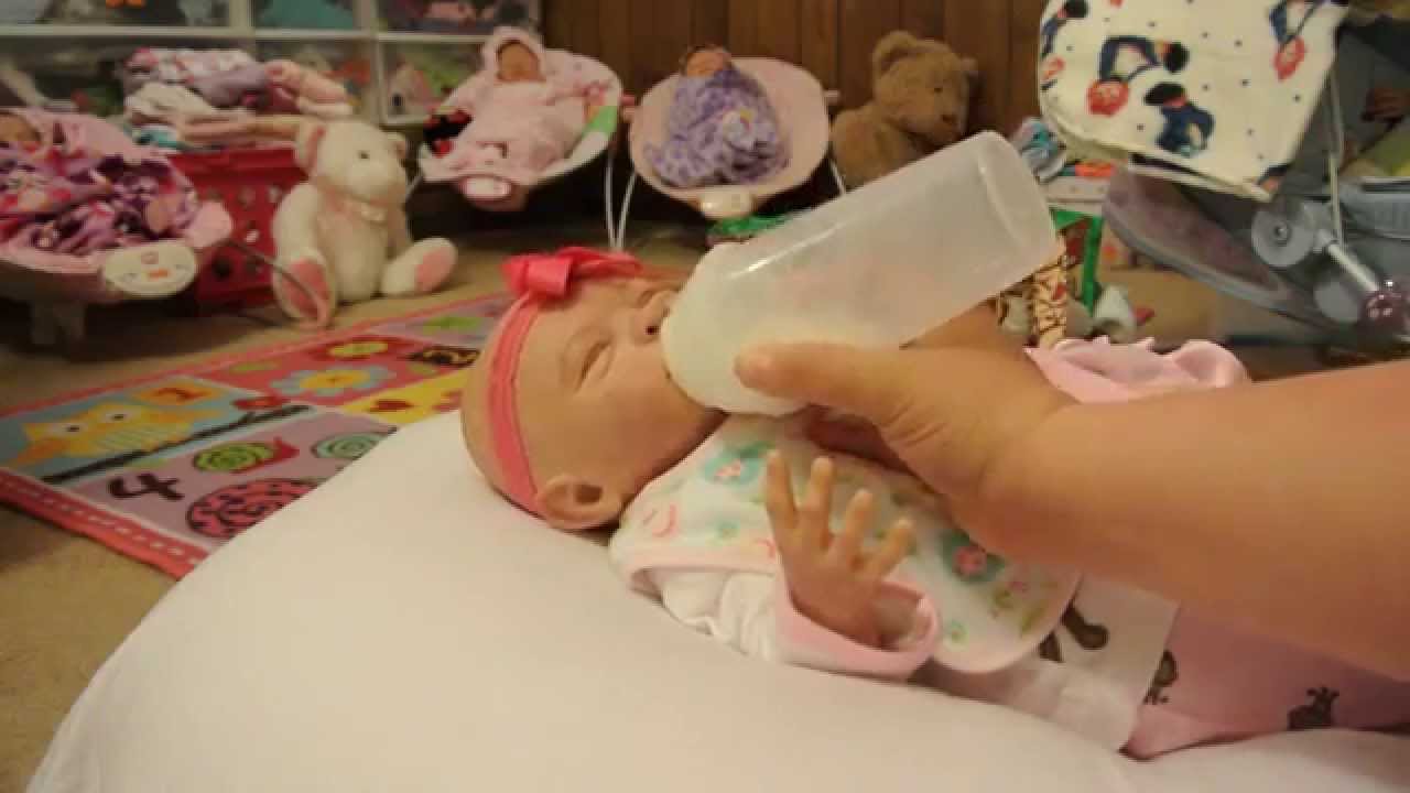 Rion's first change and short feeding! :)